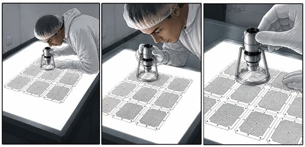 蝕刻製程底片對版