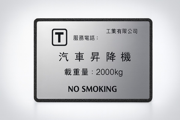 不鏽鋼告示牌/標示牌
